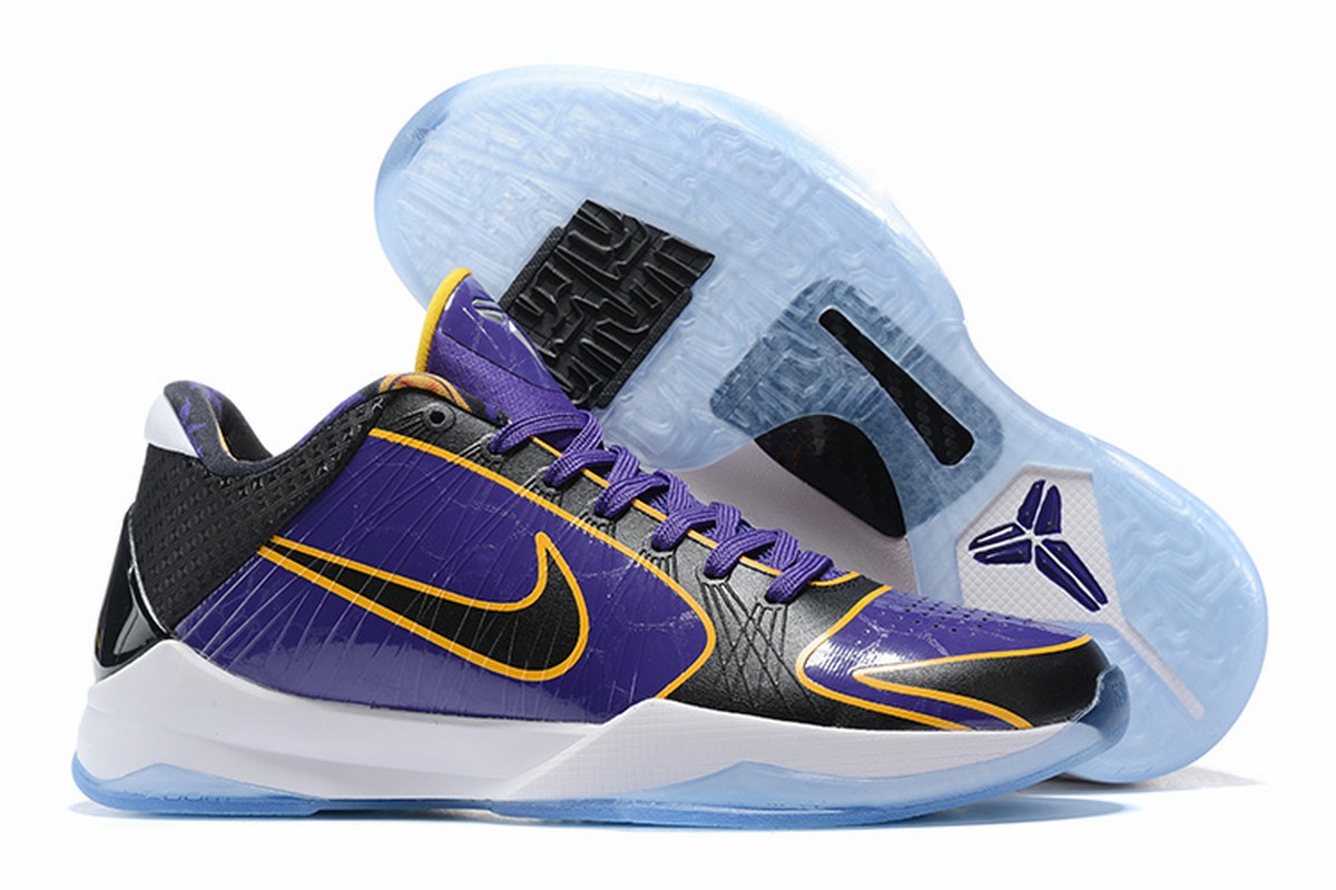 Nike Kobe 5 Men Shoes Purple Black